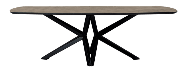 Danish dining table with vanessa leg